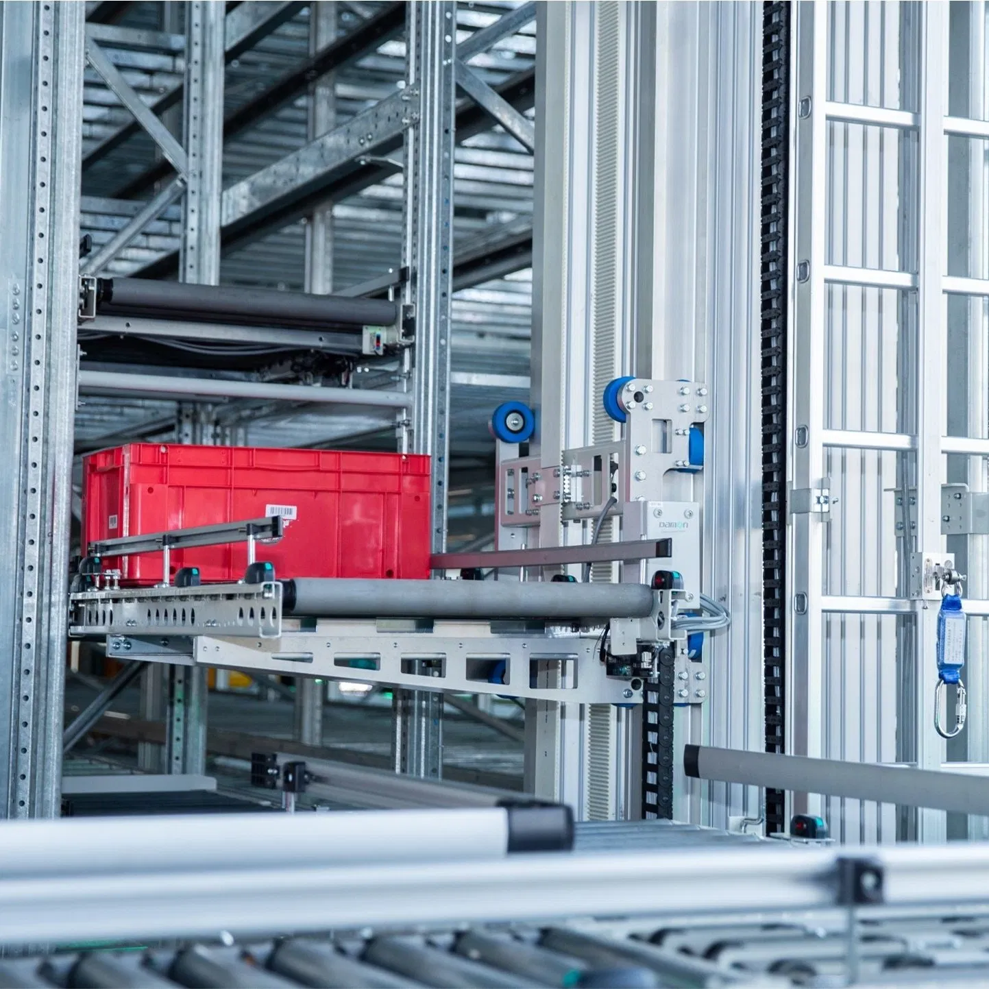 Advanced Multi Shuttle Miniload Galvanized Steel Rack Automatic Single and Double Depth Storage and Retrieval System for High Throughput Warehouse