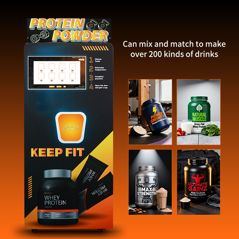 Advanced Automatic Stock Protein Coffee Vending System with Automatic Stock Level Monitoring