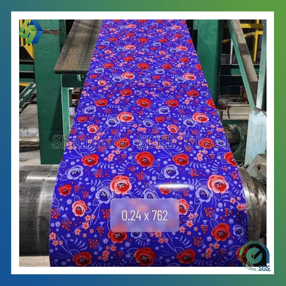 PPGL SPCC-1b Material with Thickness 0 12-3 0mm and Width 20-1500mm