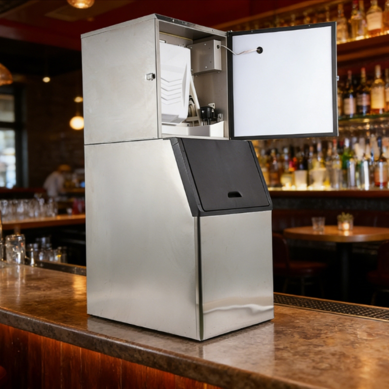 191kg Heavy Duty Cube Ice Machine with Robust Design for Food Processing and Distribution Centers