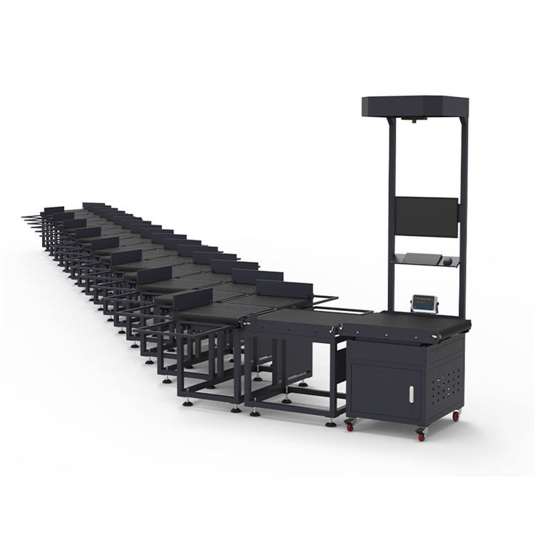 Static Dws Weight and Scanning Volume Dimension Automation Inventory Management for Logistics Parcel Classification System Conveyor Belt System