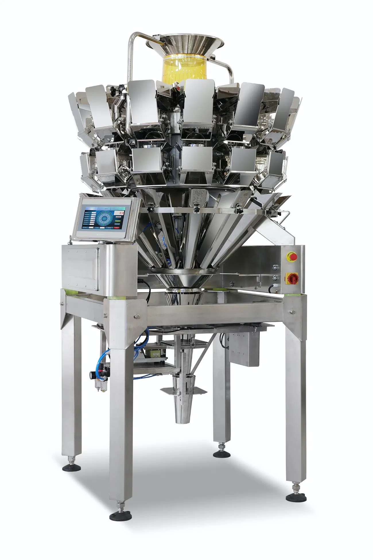 Multifunction Fully Automatic Vertical Weighing and Packaging System with Multihead Weigher
