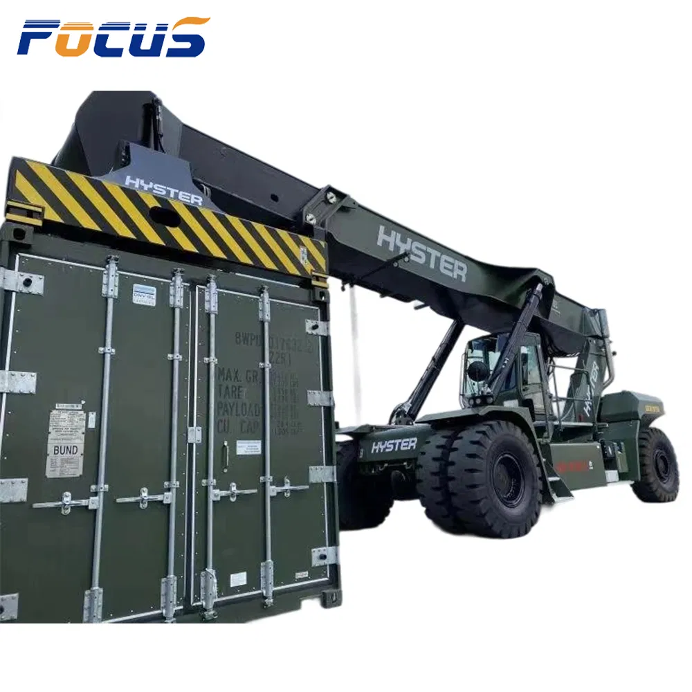Cargo Handling Equipment at Ports, 45 Ton Reachstacker for Shipping Container Loading/Unloading
