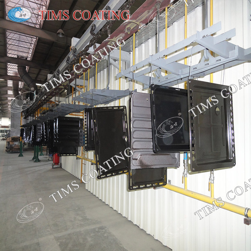 Tims Industry-First Flexible Production Enamel Coating Production Equipment for Ovens and BBQ