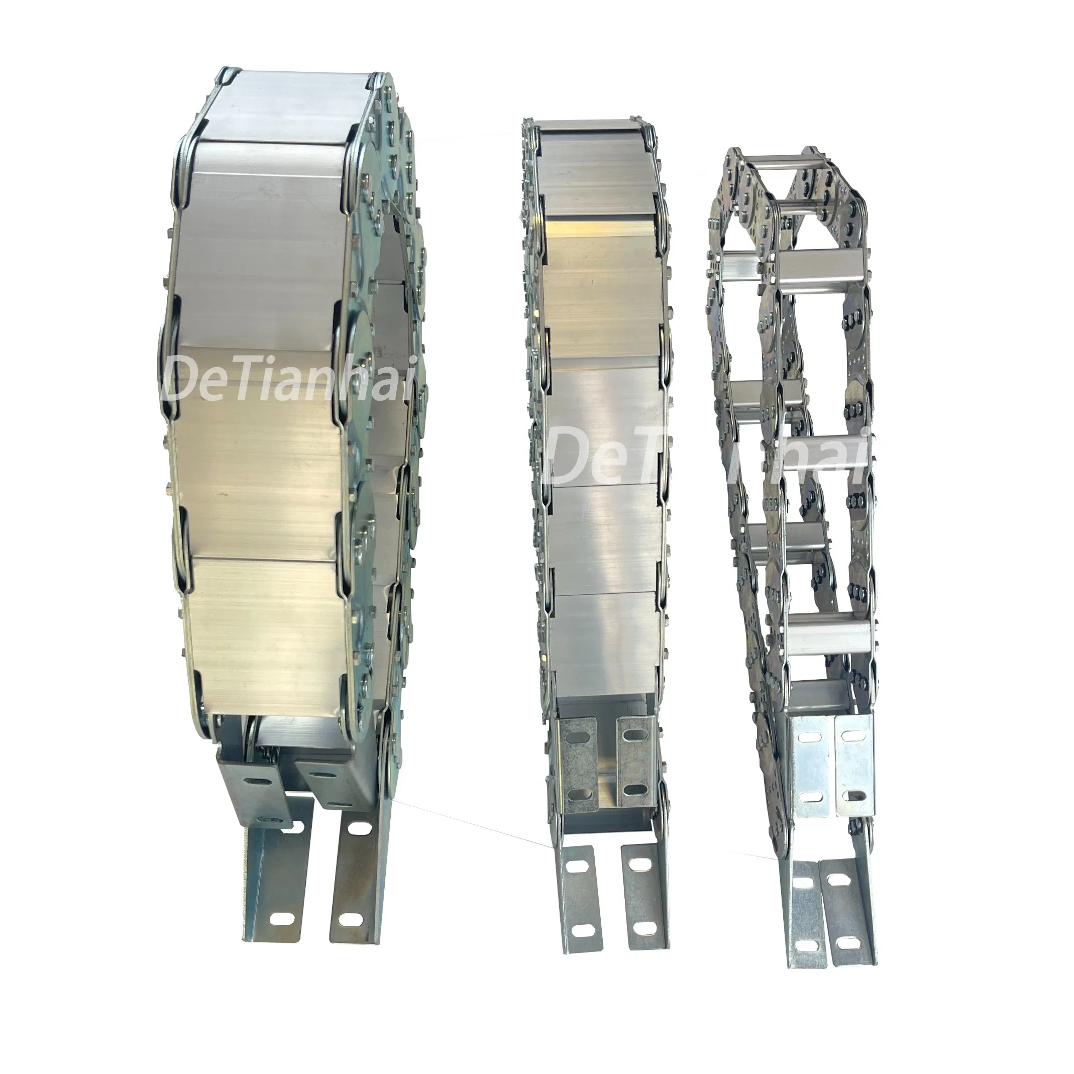 Customized Laser Machine Cable Drag Chain Wire Carrier Tools Stainless Steel Drag Chain for CNC Machining Center