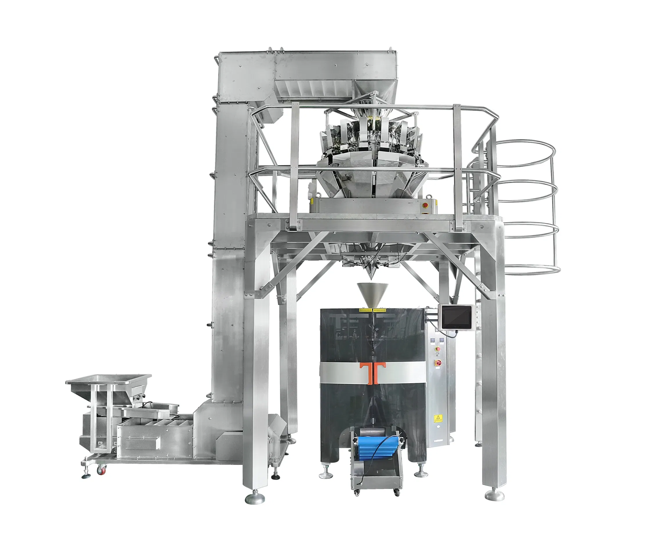 Multifunction Fully Automatic Vertical Weighing and Packaging System with Multihead Weigher