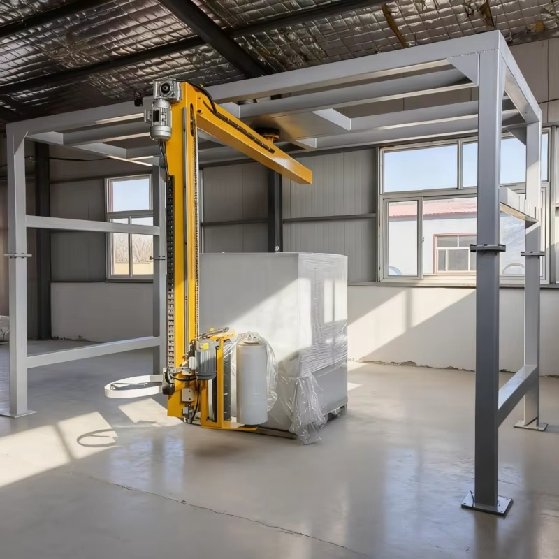High-Speed Rotary Arm Wrapping Machine Fromm for Distribution Centers