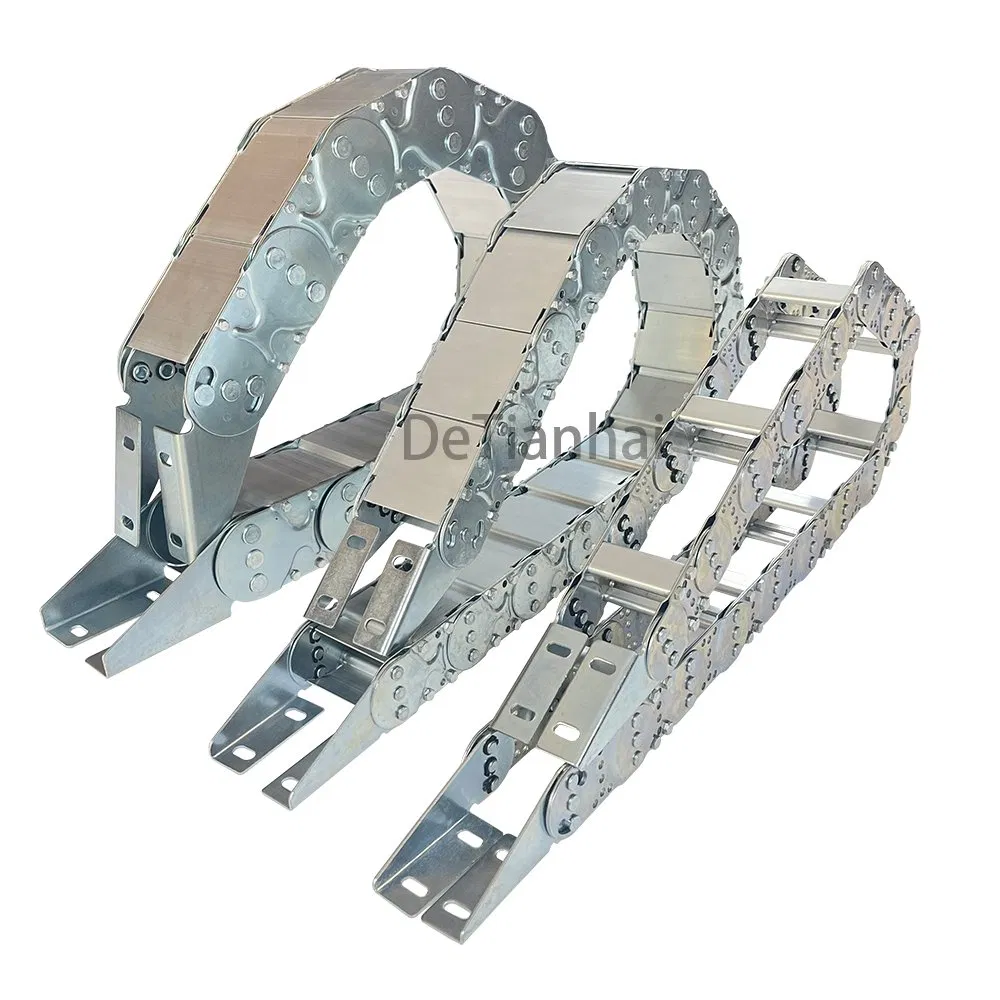 China Factory Track Bracket Drag Chain Steel Cable Drag Chain Stainless Steel Cable Drag Chain