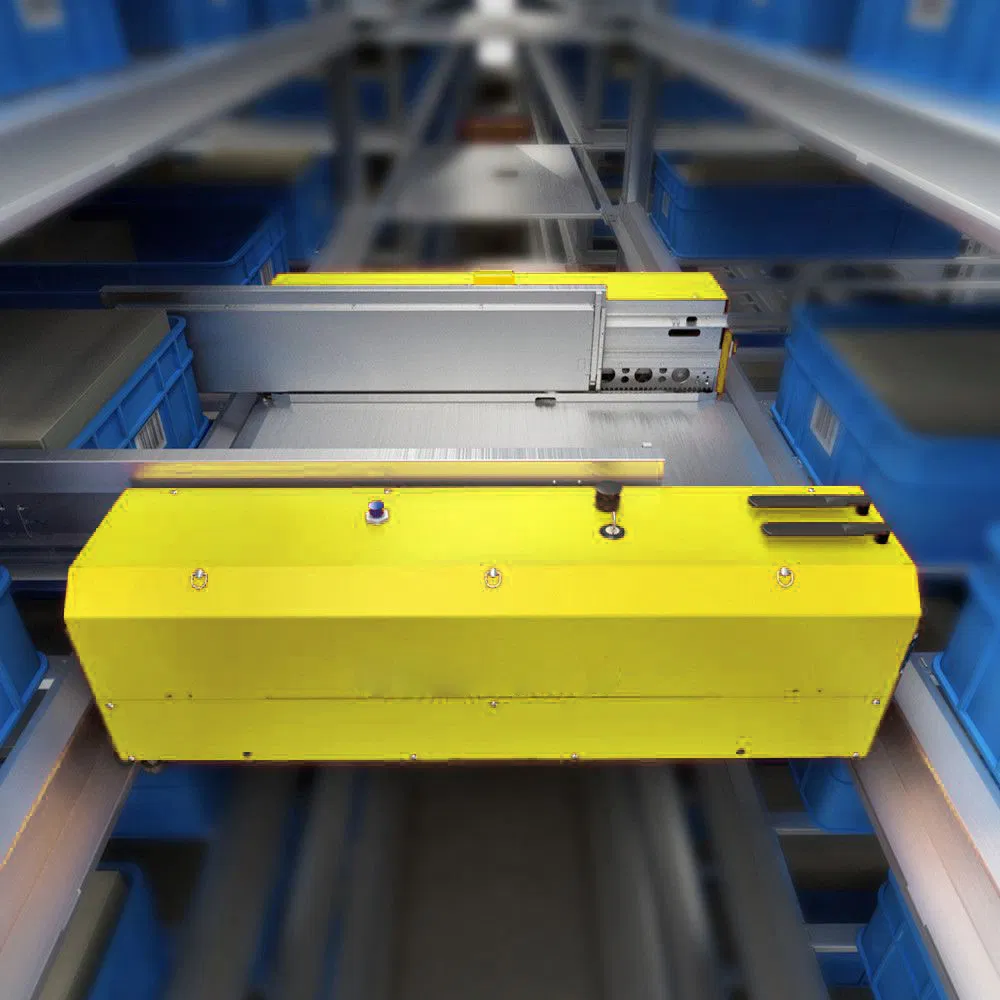 Advanced Multi Shuttle Miniload Galvanized Steel Rack Automatic Single and Double Depth Storage and Retrieval System for High Throughput Warehouse