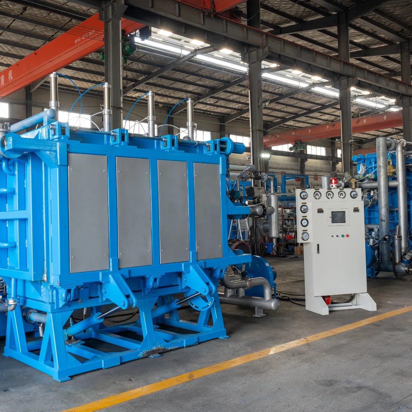 Energy-Efficient Horizontal EPS Block Molding Equipment with Advanced Thermal Insulation Technology, Suitable for Cold Chain Packaging