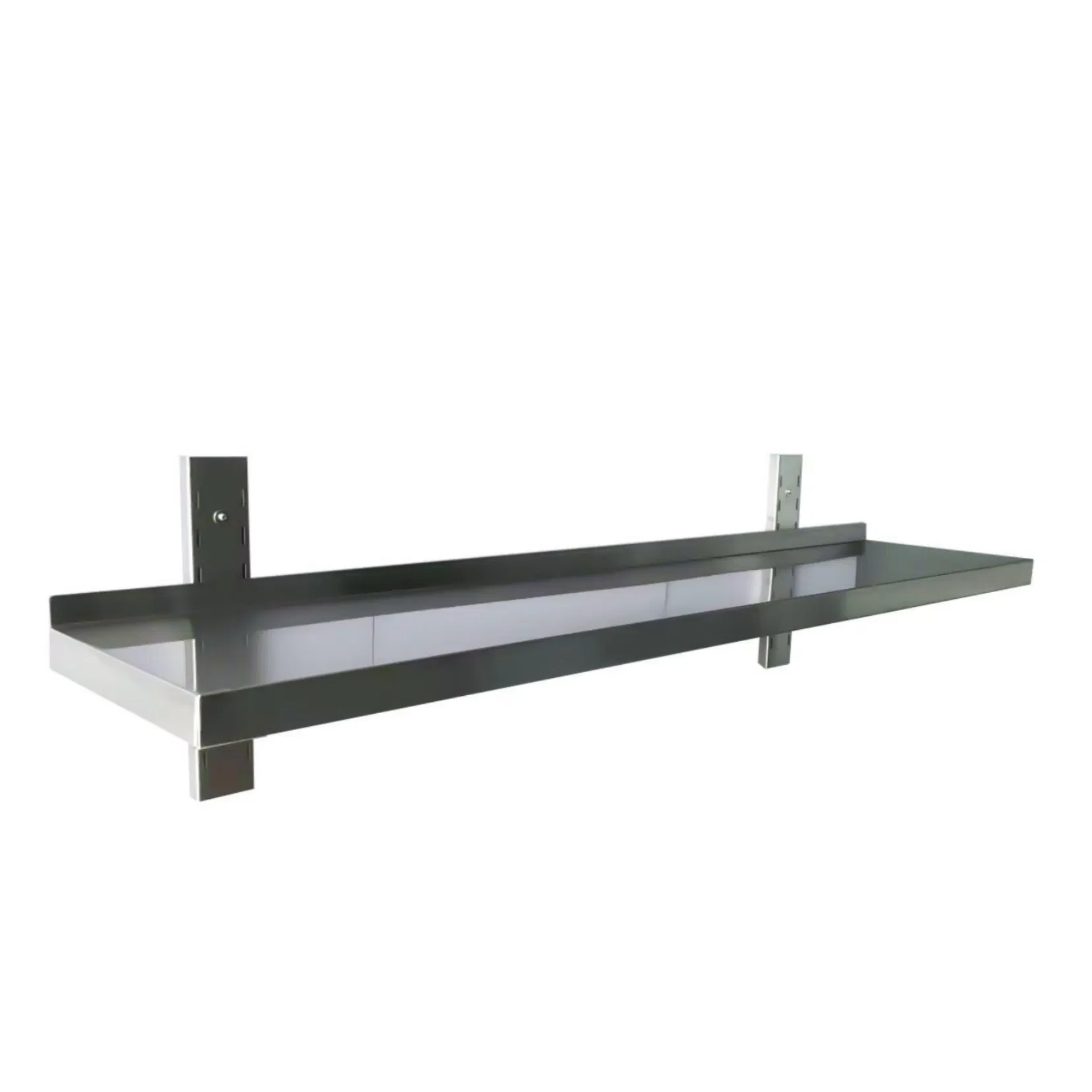 Versatile 1 Layer Stainless Steel Kitchen Wall Shelf Solution
