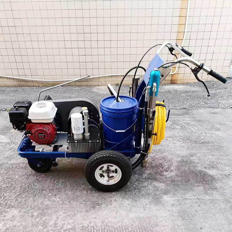 Battery-Operated Road Safety Marking Equipment for Pedestrian Tap