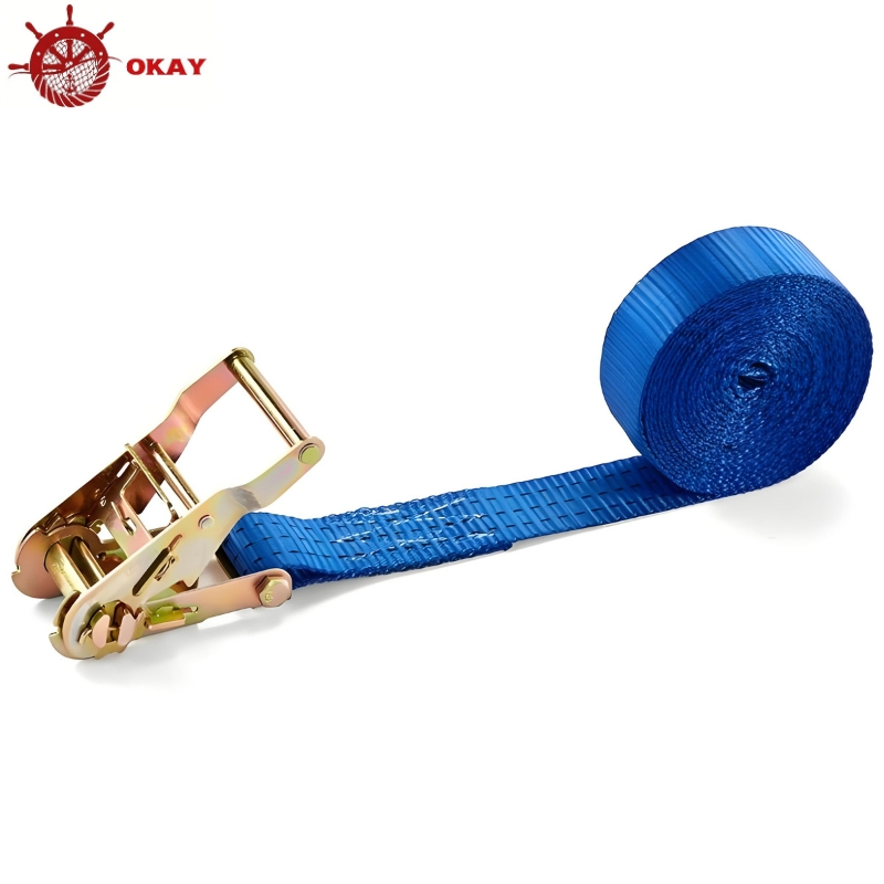 Heavy Duty Ratchet Strap for Industrial Load Securing and Engineering Transport Projects