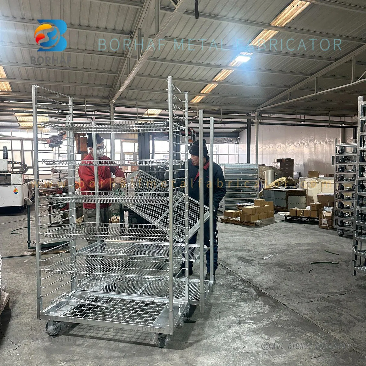 Cheap Price Commercial Steel Baking Trolley Wholesale Storage and Organization Tray Trolley