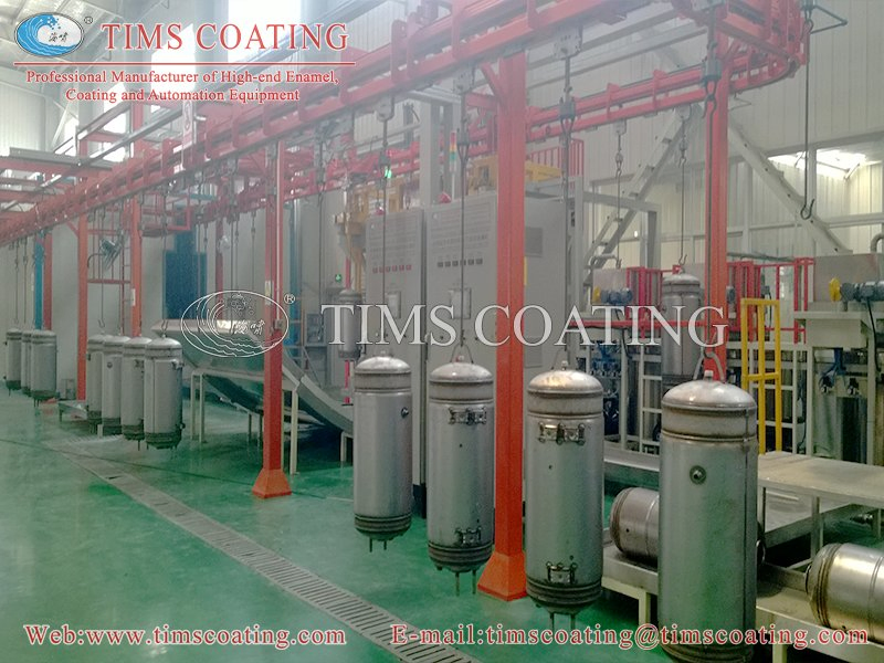 Powder Recovery ≥95% Customized Enamel Coating Production Line/Equipment