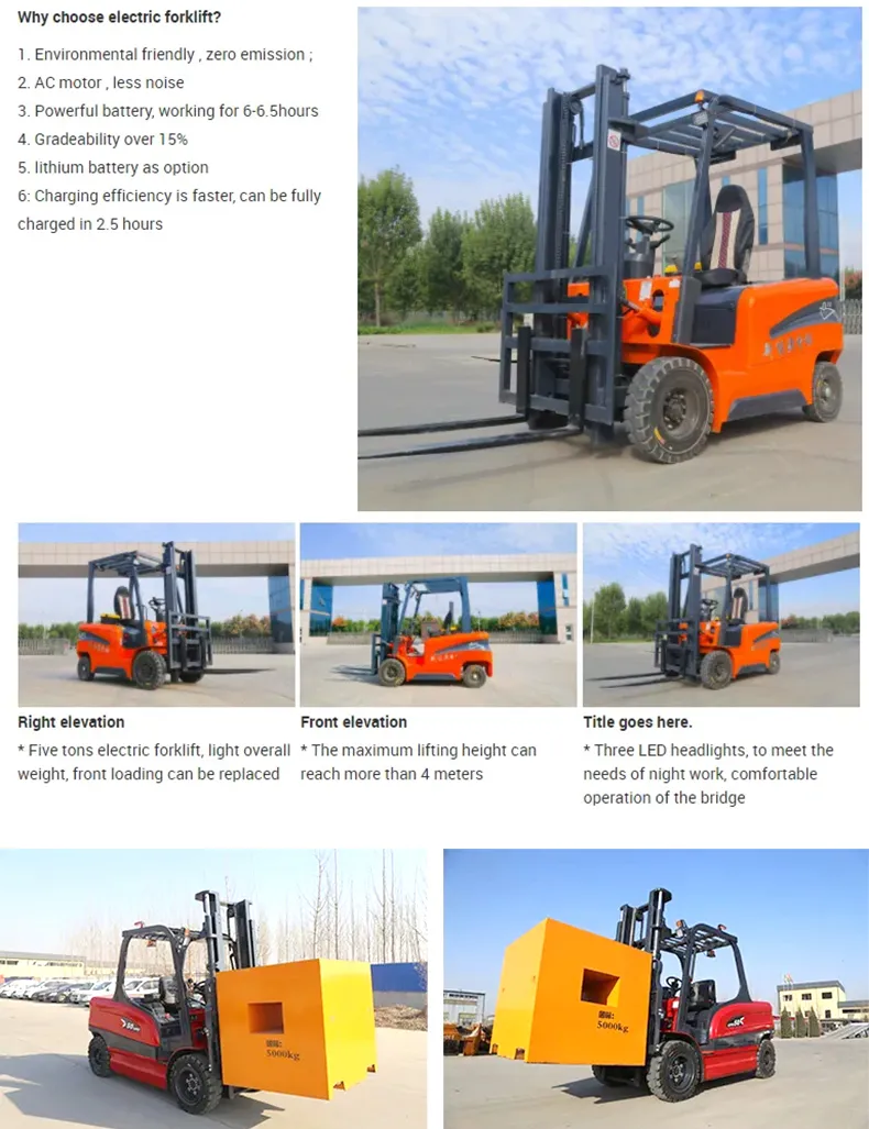 Electric Forklift Detail 2