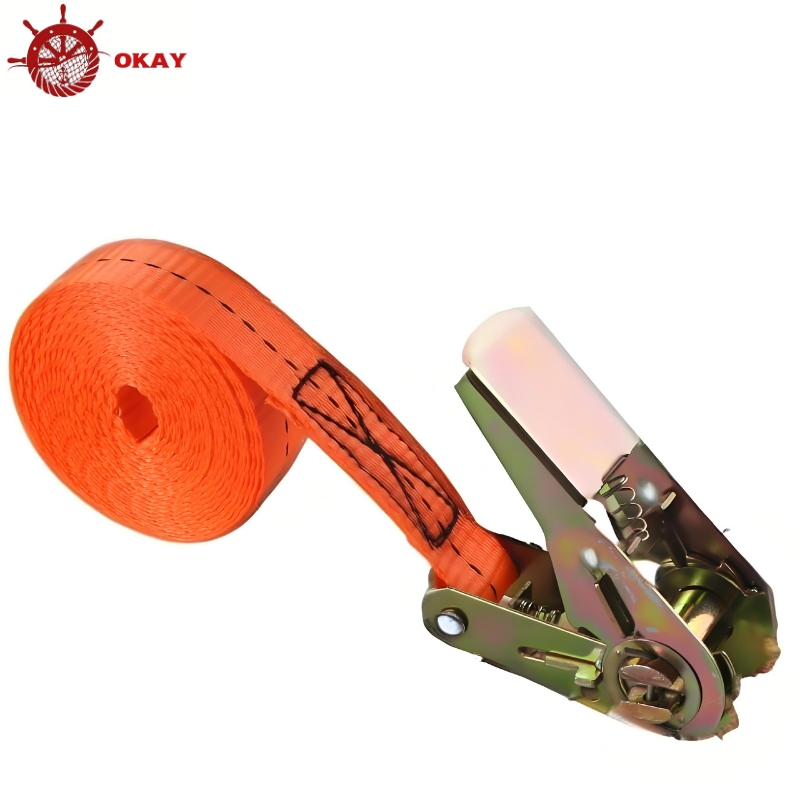 Heavy Duty Ratchet Strap for Industrial Load Securing and Engineering Transport Projects