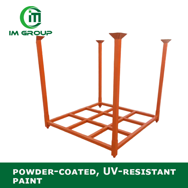 Heavy Duty Warehouse Powder Coating Stacking Tire Rack Storage System