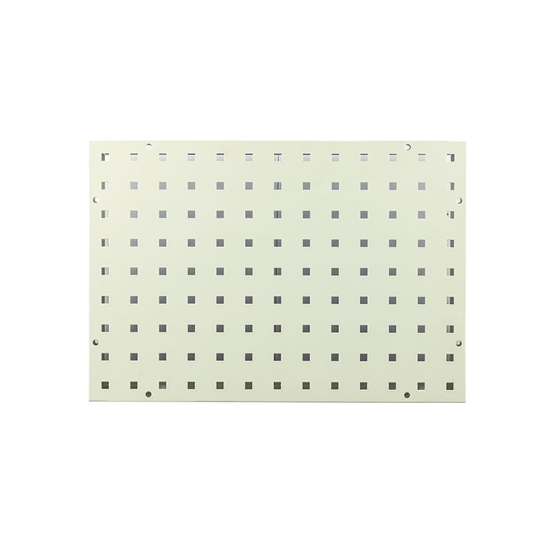 Heavy Duty Steel Square Hole Pegboard Pegboard for Garage Tool Organization with Removable Hooks