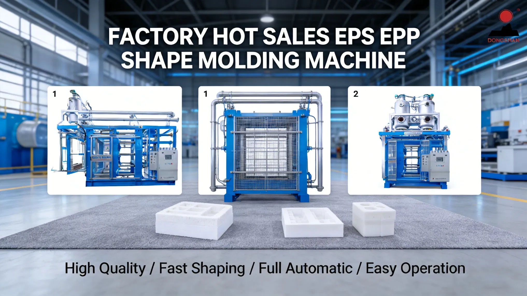 Energy Saving EPS EPP Shape Molding Machine Foaming Equipment for Quality Package Parts Production