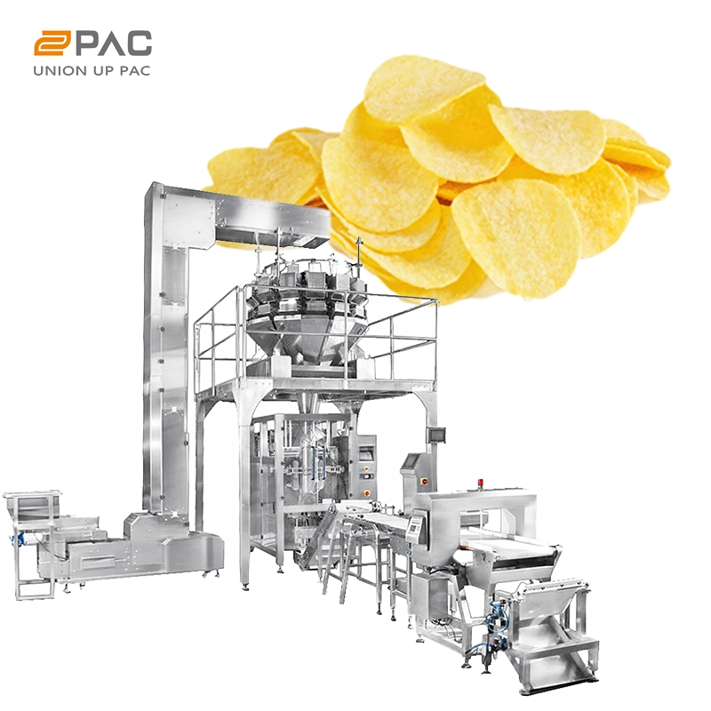 Multifunction Fully Automatic Vertical Weighing and Packaging System with Multihead Weigher