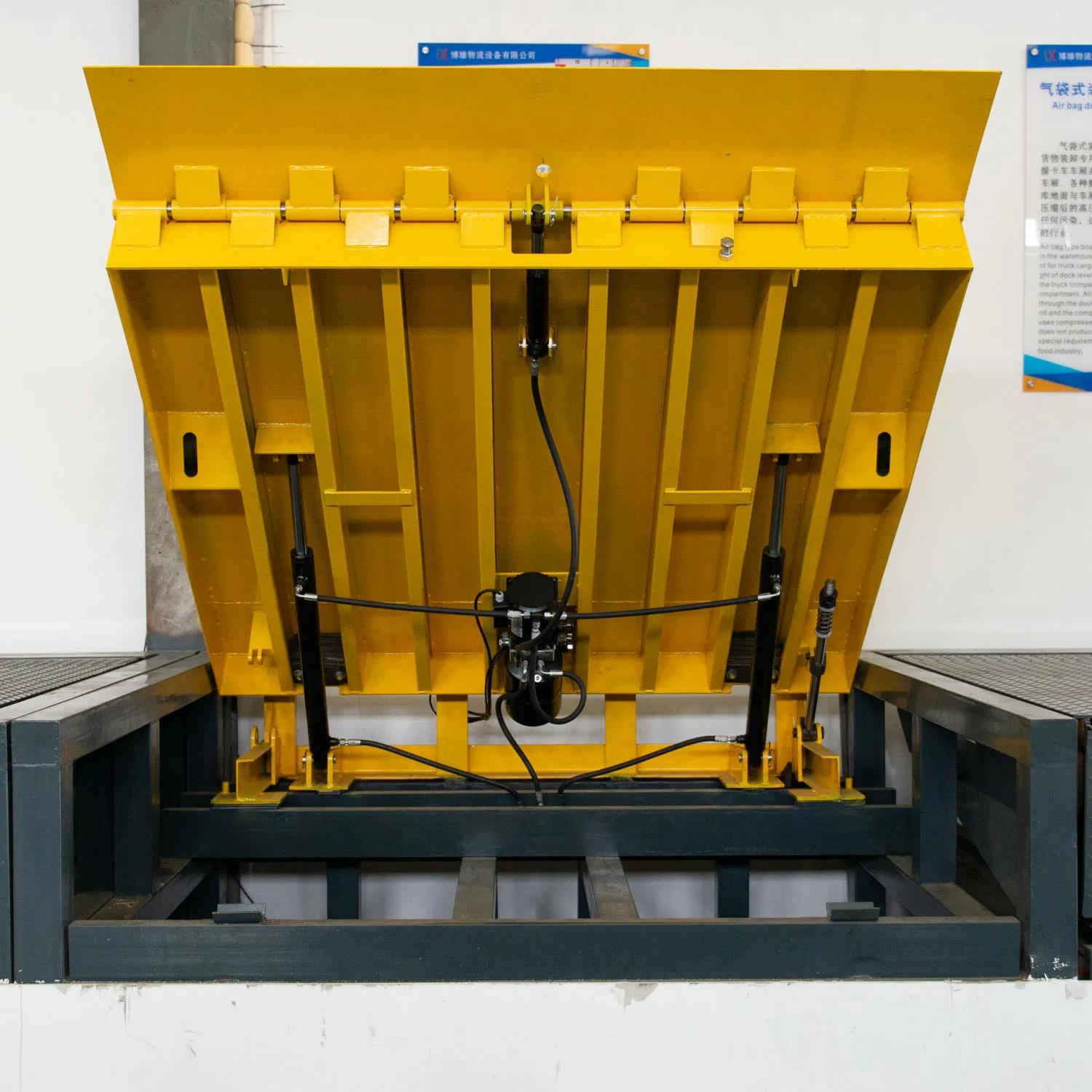 Electric Mechanical Boxed up Hydraulic Cylinder Telescoping Dock Leveler Garage Warehouse Ramp Equipment for Loading Bay