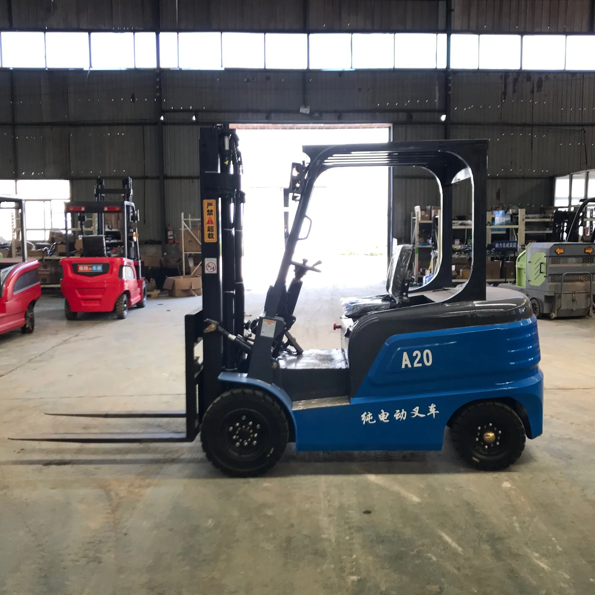 Warehouse Small Electric Forklift Mounted New Energy Cargo Handling Equipment 2 Tons