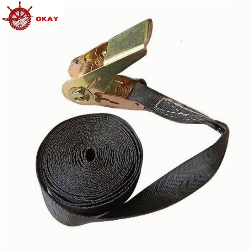 Ratchet Strap Suitable for Warehouse Loading Cargo Handling and Transport Securing Tasks