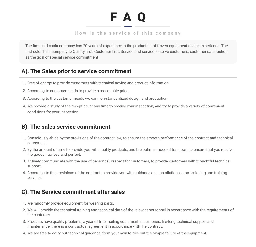 Freezing Equipment Detail 5