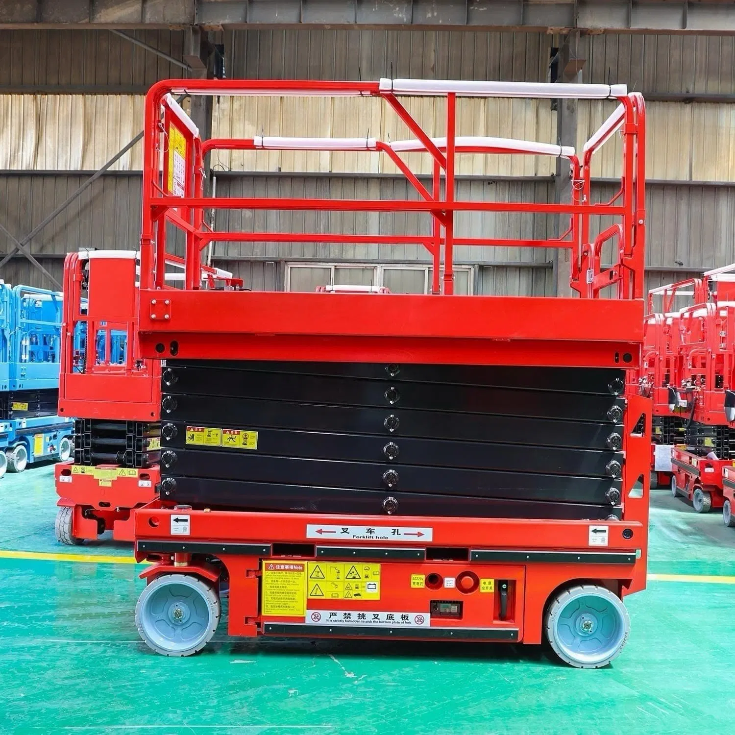 CE Certified Store Platform Scissor Lift for Retail Stockroom Organization