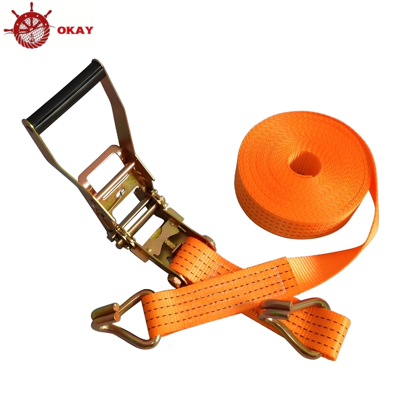 Ratchet Strap Designed for Truck Loading Cargo Securing and Daily Transport Use