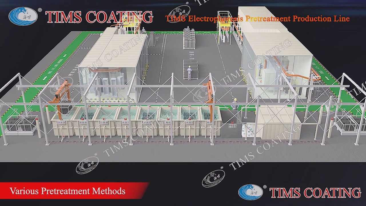 Electrocoating E-Coating Pretreatment Production Equipment