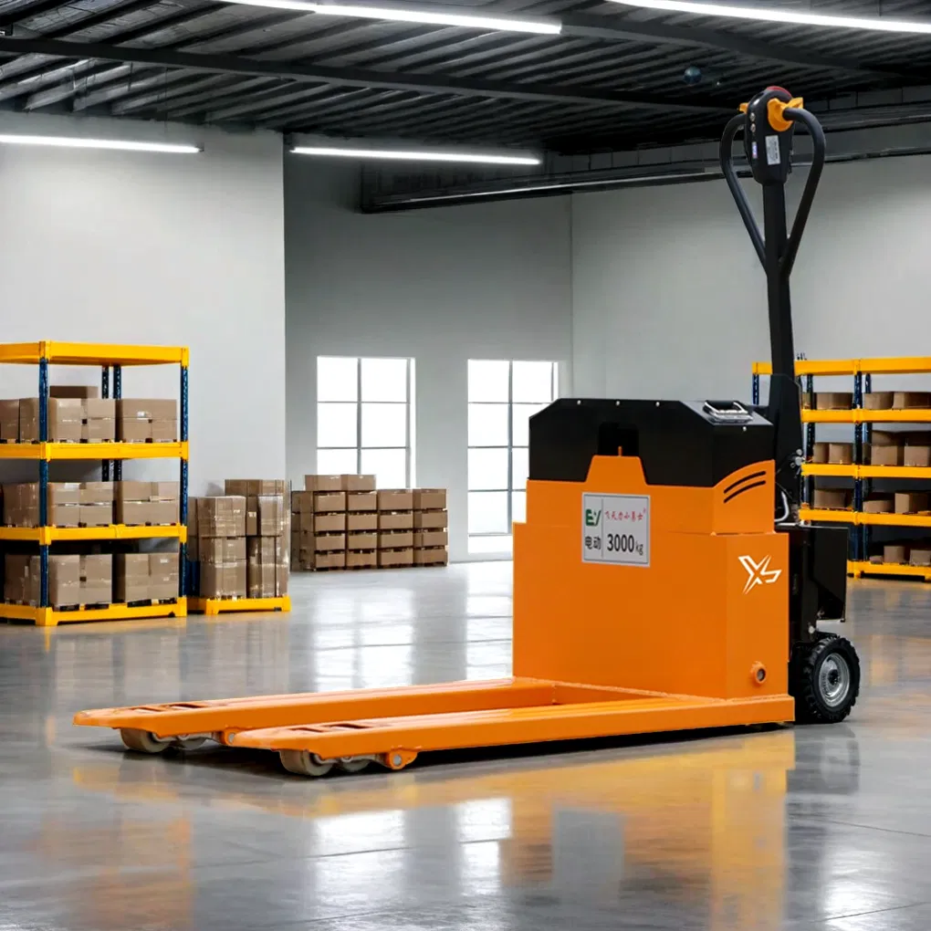 Warehouse Cargo Handling 2500kg 3 Ton New Electric Climbing Pallet Truck Price