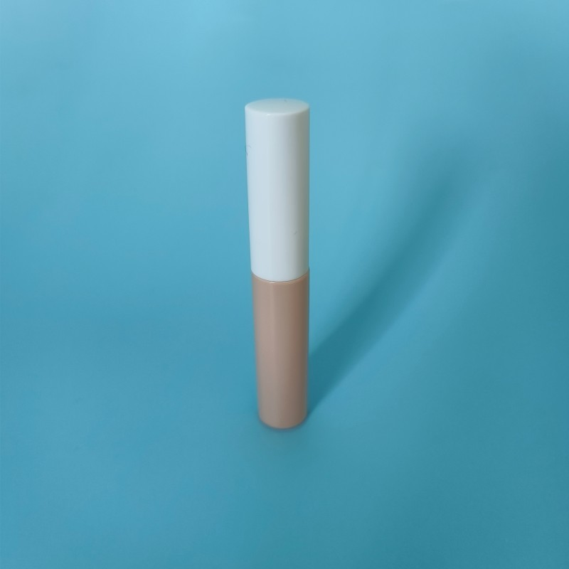 Fashion Pink Color Lip Gloss Tube Packaging with Foot Applicator for Cosmetic Packaging