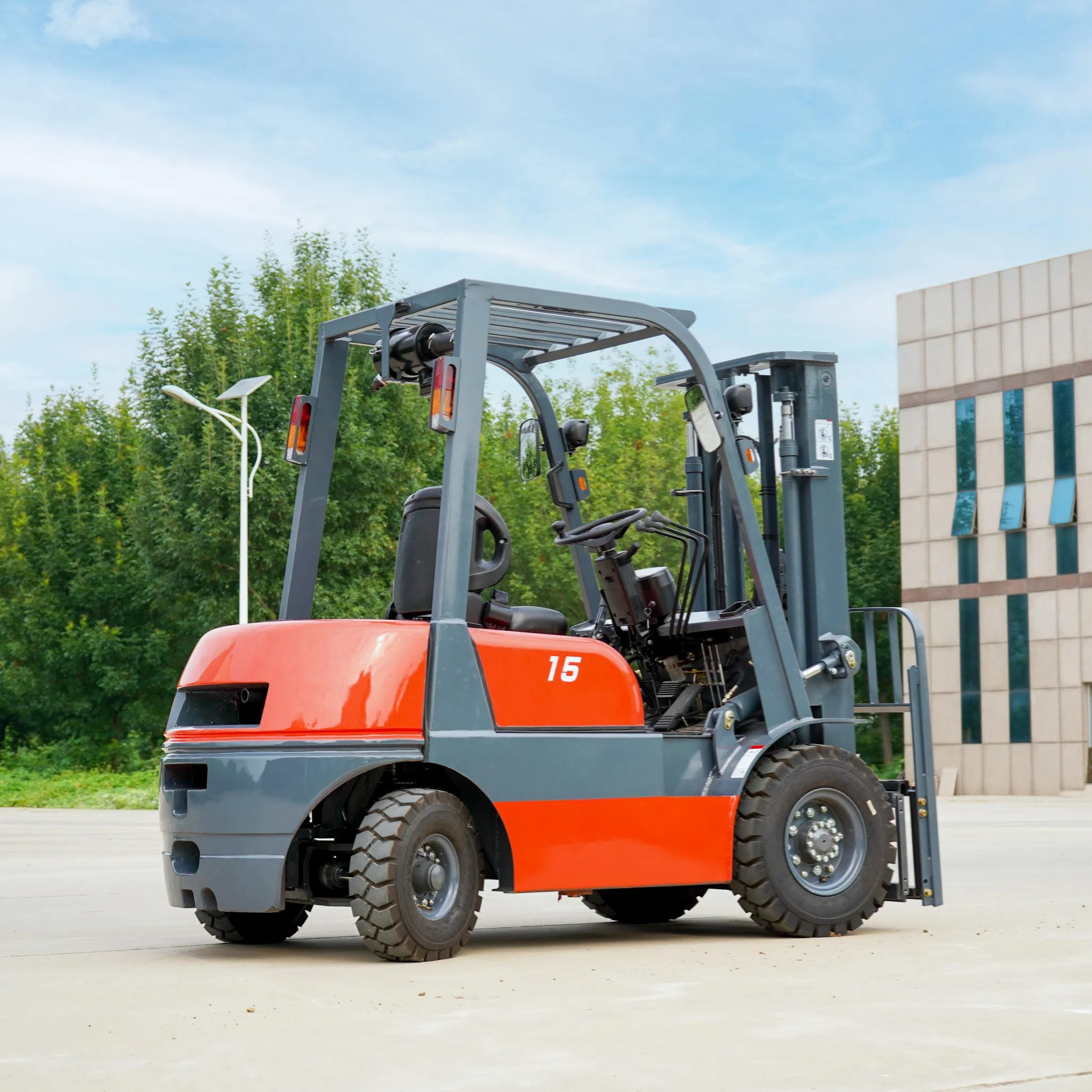 3 Tons 2 Tons Electric Forklift Warehouse Handling Cargo Equipment a Variety of Industries Use New Export Sales