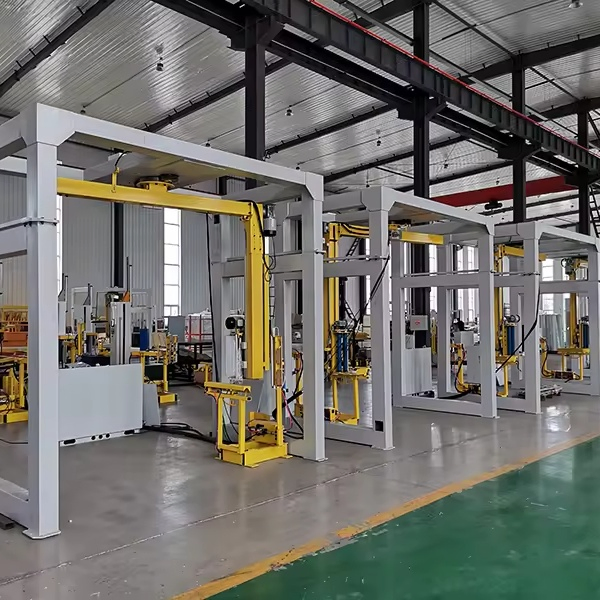 Automatic Rotary Arm Pallet Wrapping Machine for Beverage Distribution Centers