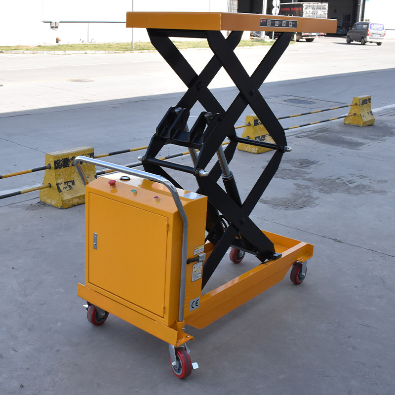 Cargo Lifting Equipment Load 300kg Lifting Height Battery Electric Portable Platform Lifting Handling Machine
