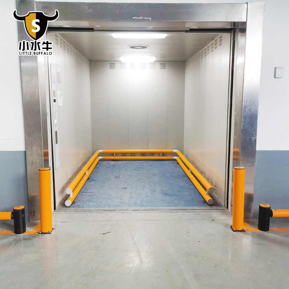 Ground Guardrail and Polymer Bollard - Customized Elevator Safety Solution