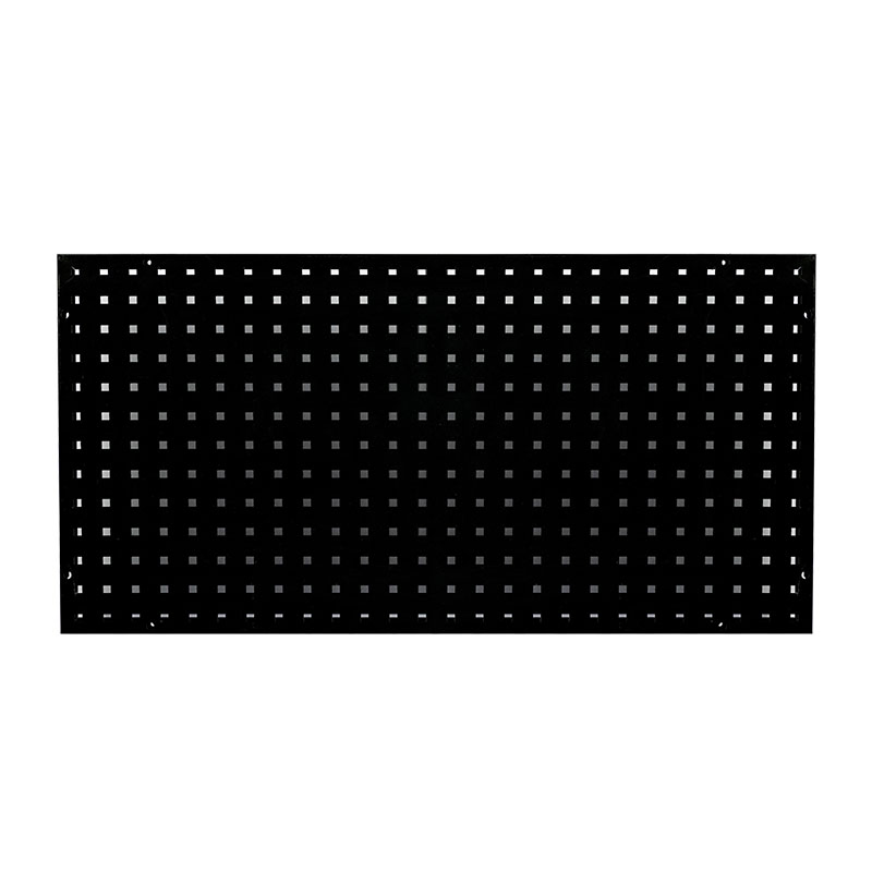 Heavy Duty Steel Square Hole Pegboard Pegboard for Garage Tool Organization with Removable Hooks