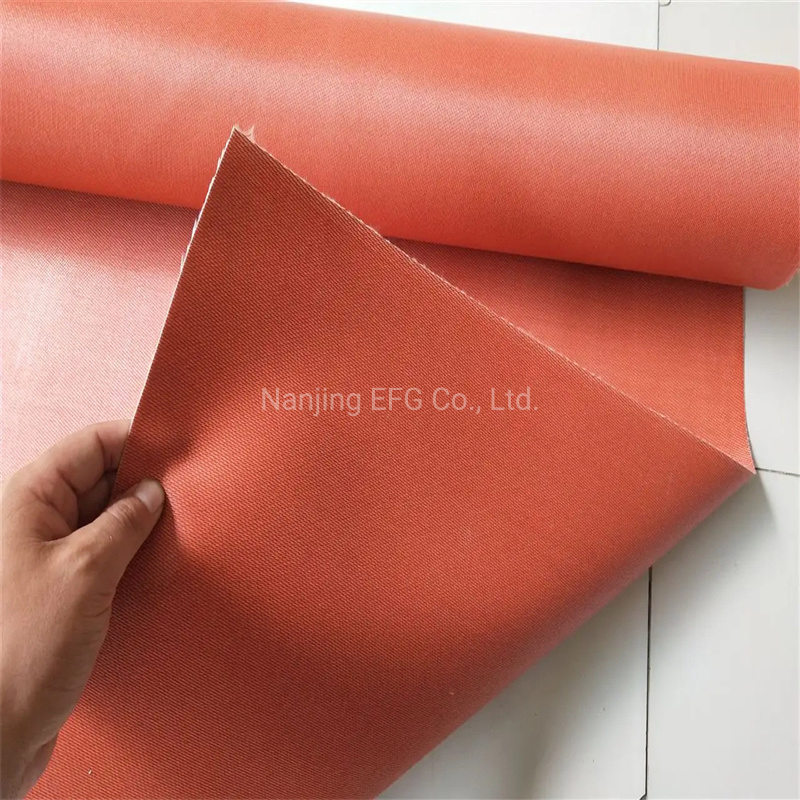 Fireproof Material Thermal Insulation Silicone Coated Fiberglass Fabric
