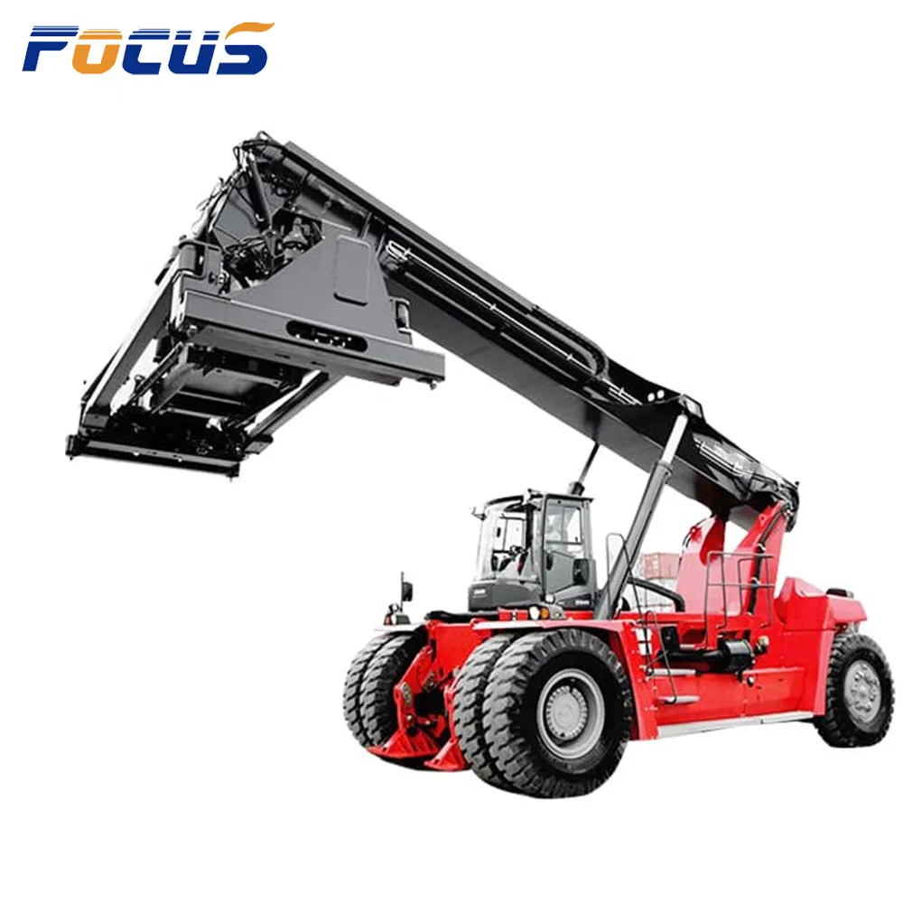 Cargo Handling Equipment at Ports, 45 Ton Reachstacker for Shipping Container Loading/Unloading