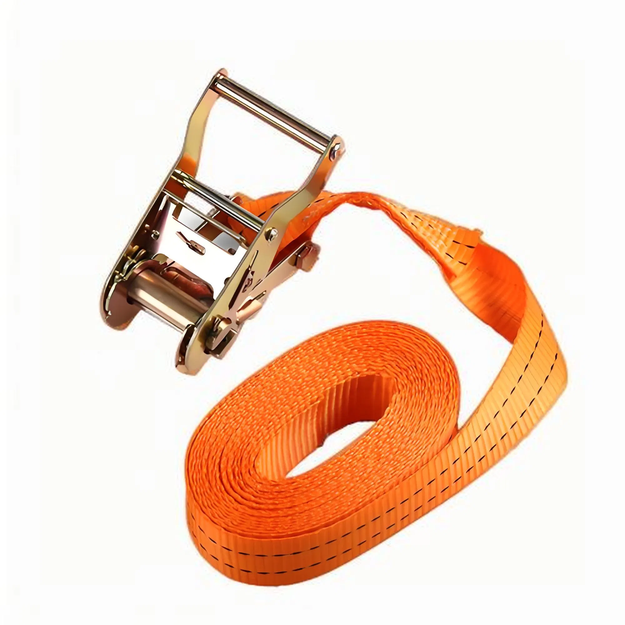 Heavy Duty Polyester Ratchet Strap for Cargo Securing Transport and Daily Logistics Use
