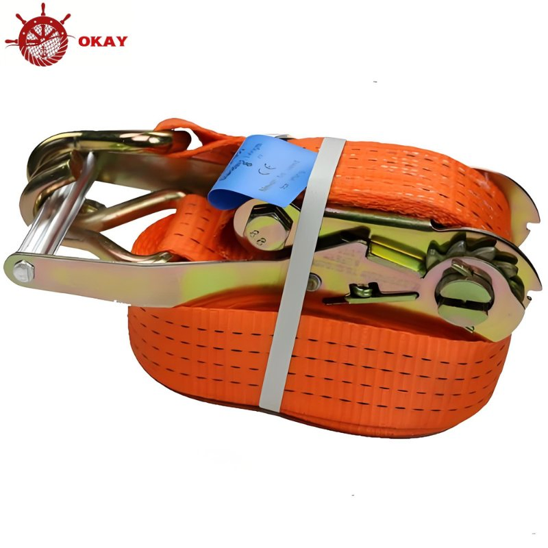 Ratchet Strap Suitable for Warehouse Loading Cargo Handling and Transport Securing Tasks