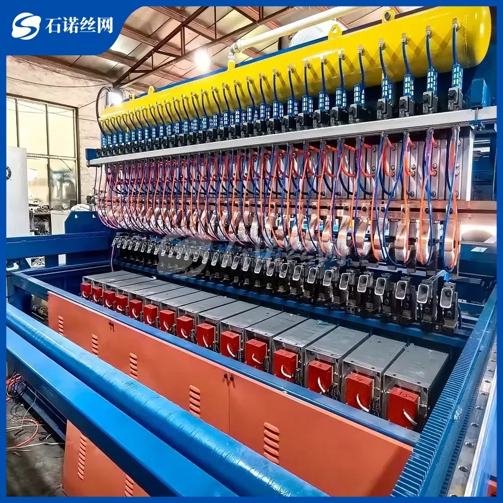 Multiple Safety Protections Full Automatic Fence Wire Mesh Pneumatic Welding Machine for Warehouse Isolation Fences