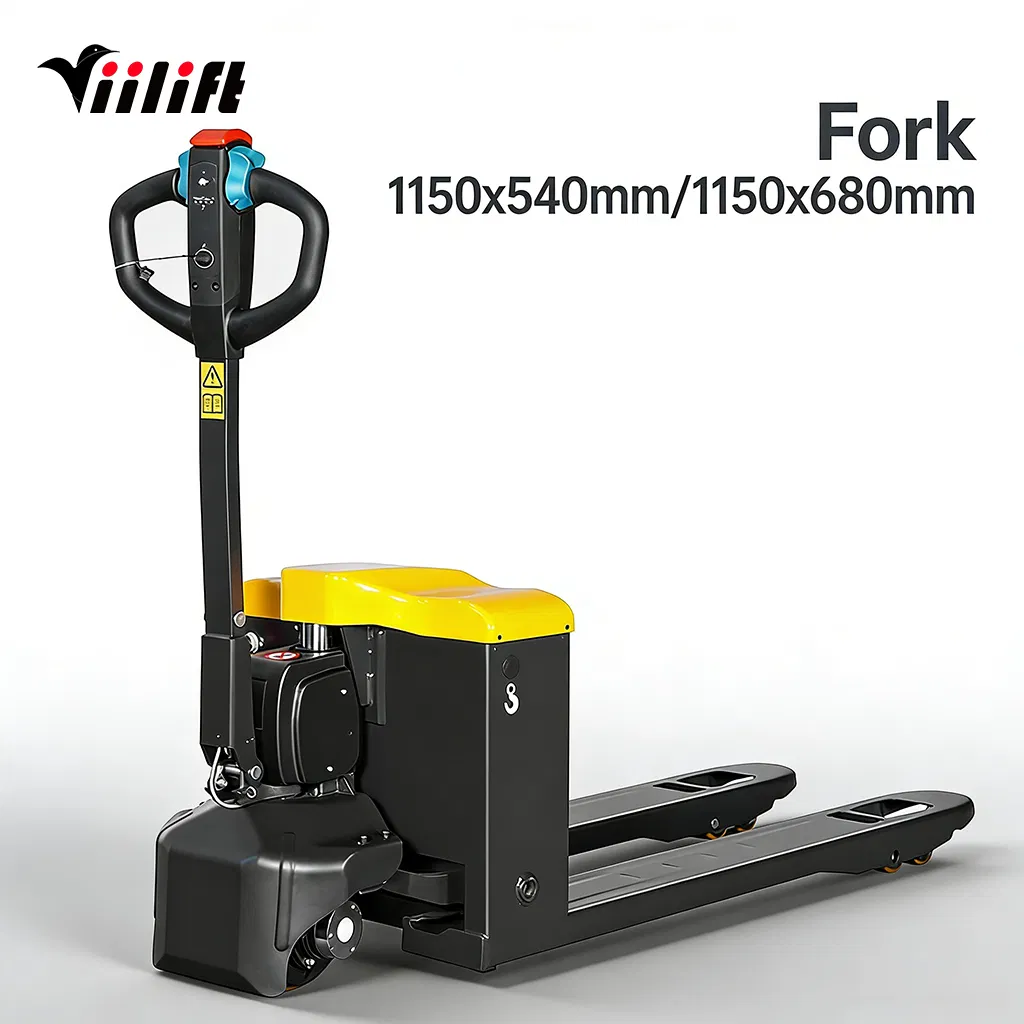 1150X540mm Capacity 2000kg Electric Pallet Truck 2000kg for Cargo Handling
