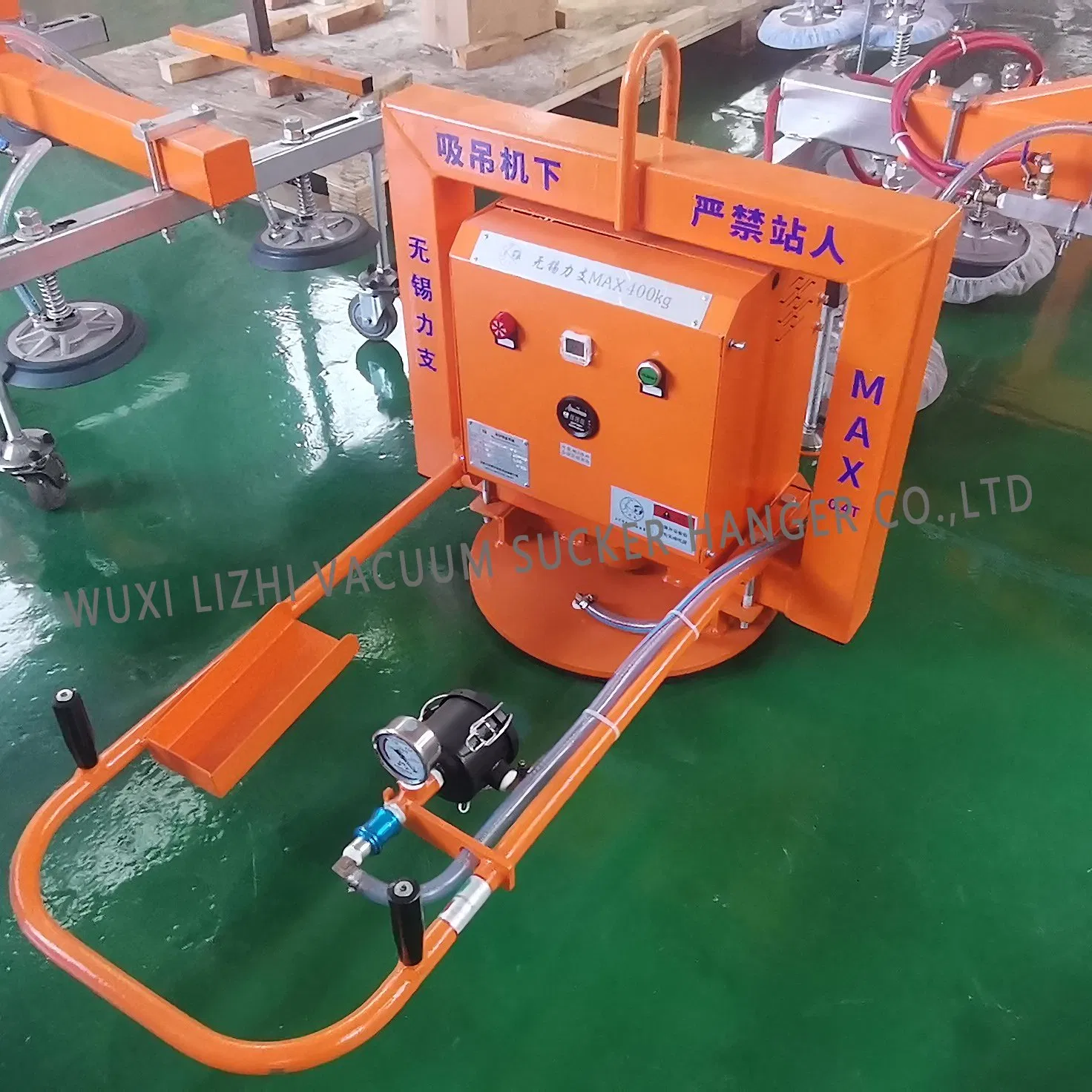 Heavy-Duty Vacuum Suction Cup Tool for Steel Handling Laser Cutting Feeding Machine, Vacuum Suction Lifting Machine for Sheet Materials, Stainless Steel Plate