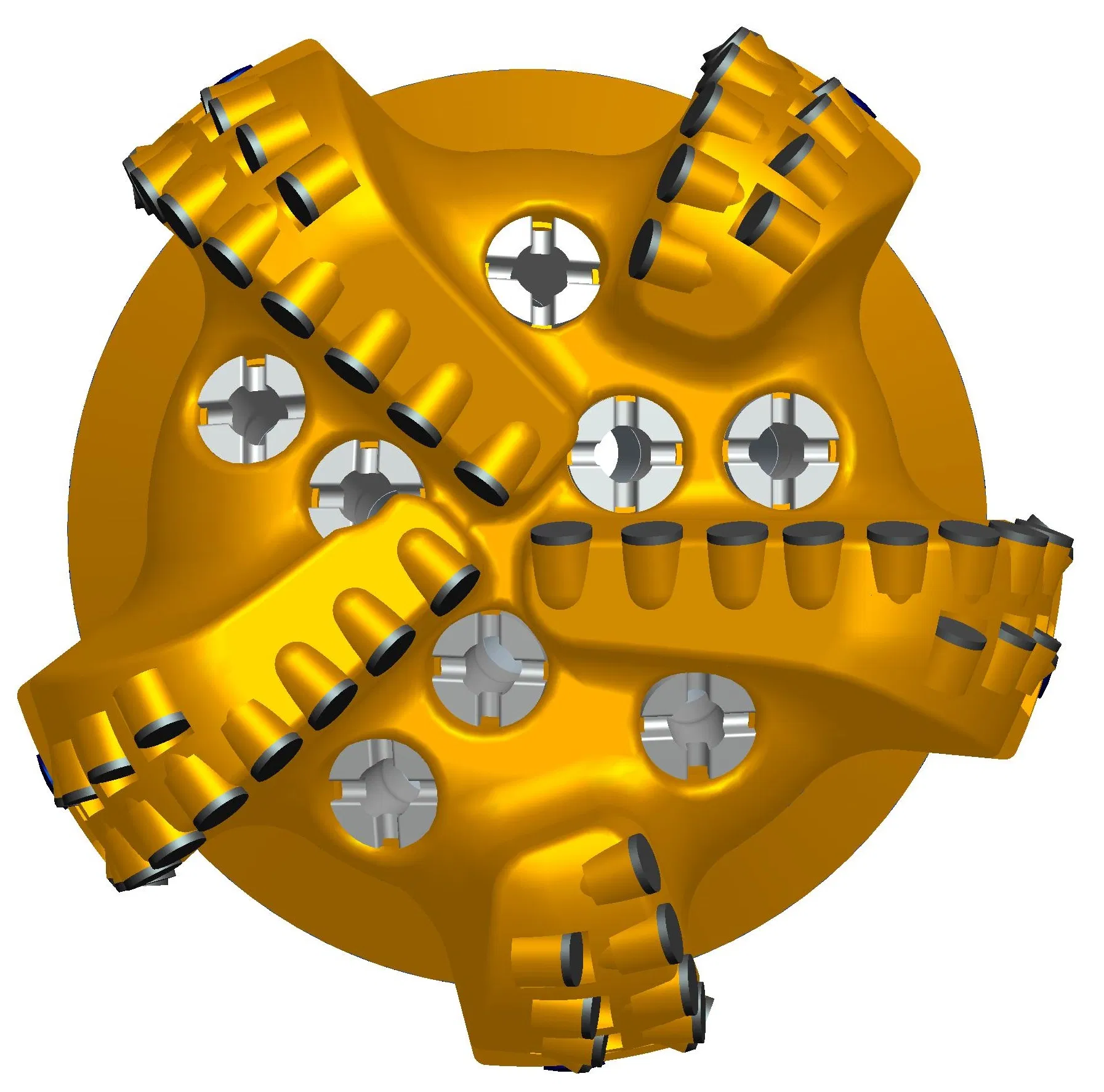 API Factory High Quality Polycrystalline Diamond Compact 9-1/2 Steel Body PDC Drill Bit Hybrid Drill Bit Reduce Drilling Costs Oil and Gas Drilling