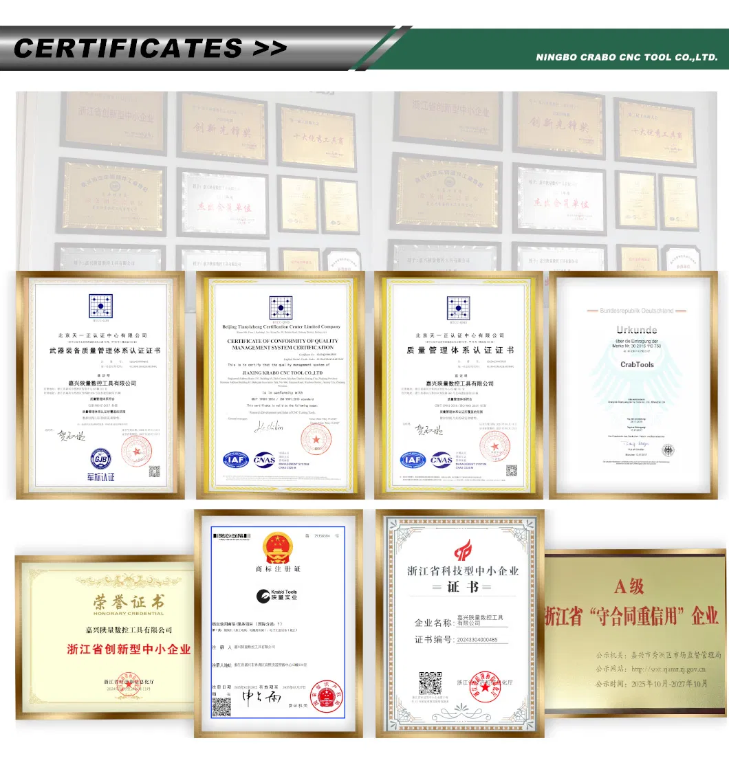 Quality Certifications