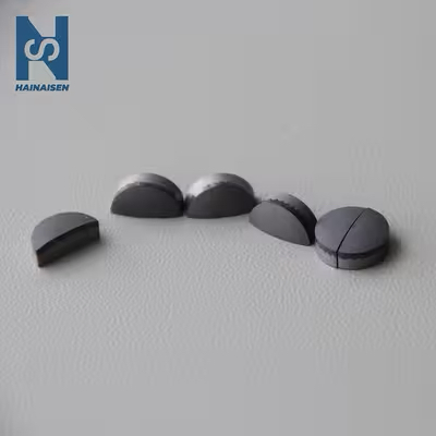 Impact Resistant Half Round PDC Cutter for Offshore Oil Drilling Bits
