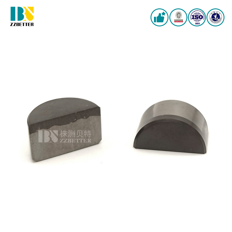 PDC Cutter 1/2 Round Diamond Cutter Half Moon PDC Cutter Half Moon for Stone Cutting
